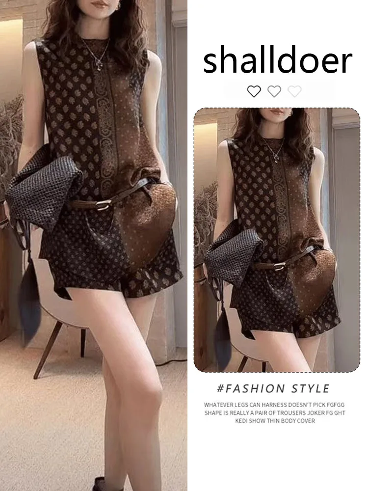 Summer 2026 Women's Casual Heavy Embroidery Sleeveless Vest High Waist Shorts Fashionable Three-Piece Set round Neck Short Sl...
Summer 2026 Women's Casual Heavy Embroidery Sleeveless Vest High Waist Shorts Fashionable Three-Piece Set round Neck Short Sl...