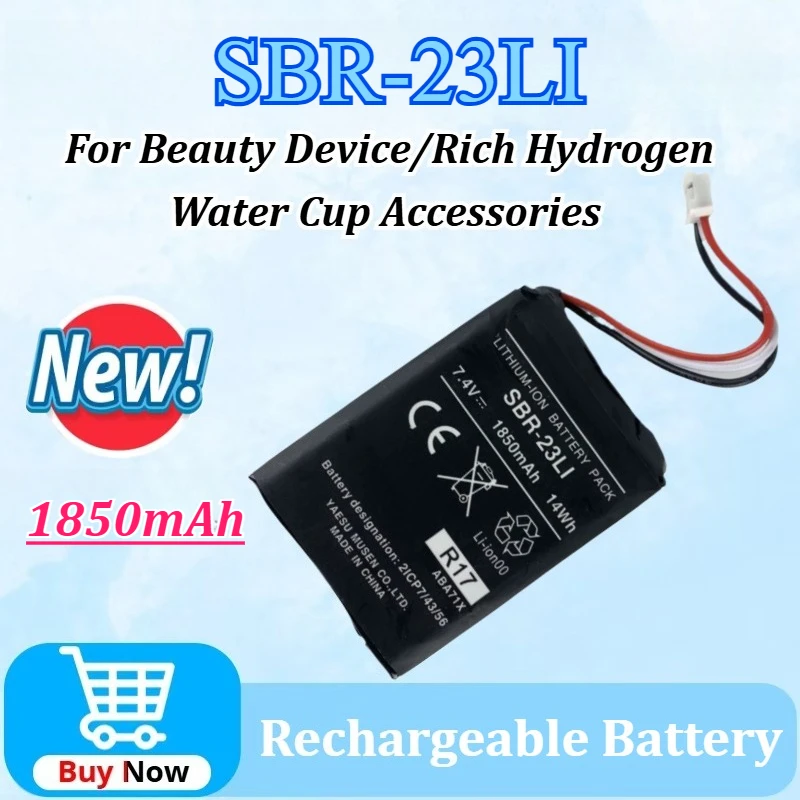 SBR-23LI 1850mAh Battery 7.4V for Floating Waterproof Walkie-talkie/Beauty Device/Rich Hydrogen Water Cup Accessories Battery
SBR-23LI 1850mAh Battery 7.4V for Floating Waterproof Walkie-talkie/Beauty Device/Rich Hydrogen Water Cup Accessories Battery
