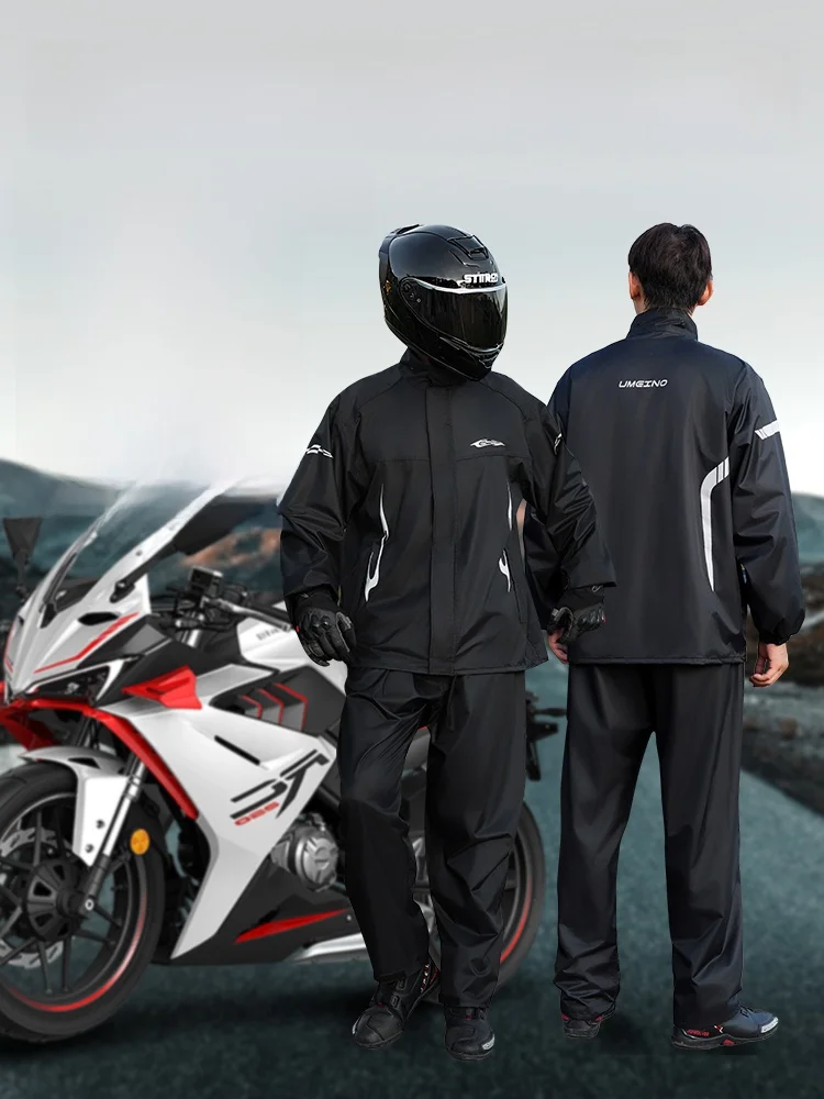 Men's Raincoat Rainpants Set Full Body Waterproof Adult Motorcycle Riding Hiking Rainwear Separate Breathable Double Layer
Men's Raincoat Rainpants Set Full Body Waterproof Adult Motorcycle Riding Hiking Rainwear Separate Breathable Double Layer