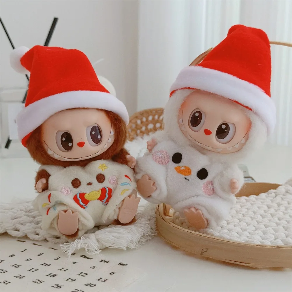 For 15/17CM Labubu Doll Clothes Christmas Costumes Dress Up Dolls Accessories Sitting Party Game Christmas Birthday Gift Toys
For 15/17CM Labubu Doll Clothes Christmas Costumes Dress Up Dolls Accessories Sitting Party Game Christmas Birthday Gift Toys
