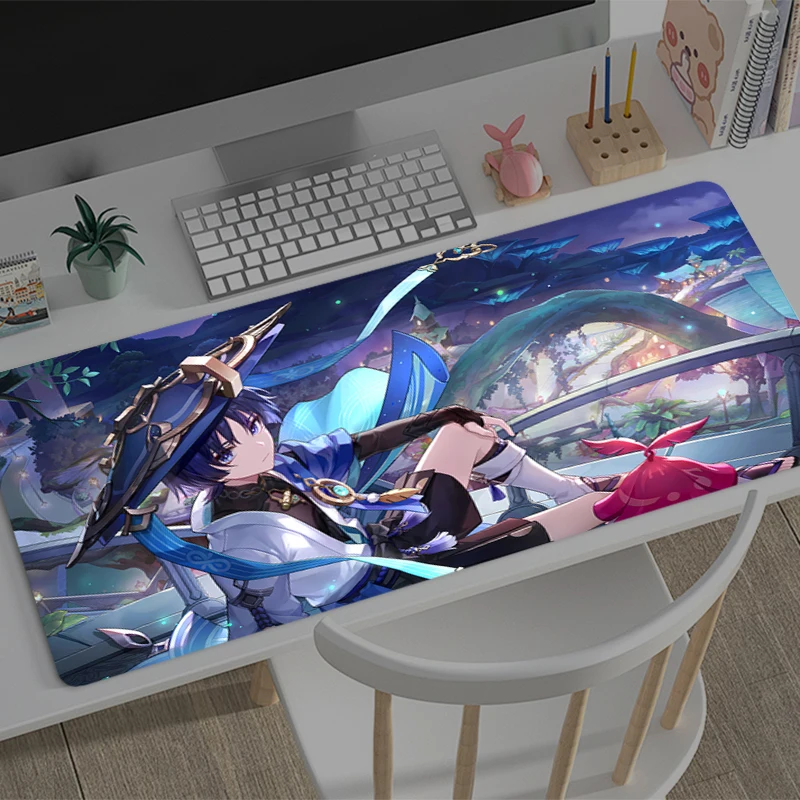 Mouse pad Large Genshin Impact Wanderer rubber keyboard mouse carpet anti-slip gamer mouse pad laptop coaster PC carpet Mousepad
Mouse pad Large Genshin Impact Wanderer rubber keyboard mouse carpet anti-slip gamer mouse pad laptop coaster PC carpet Mousepad