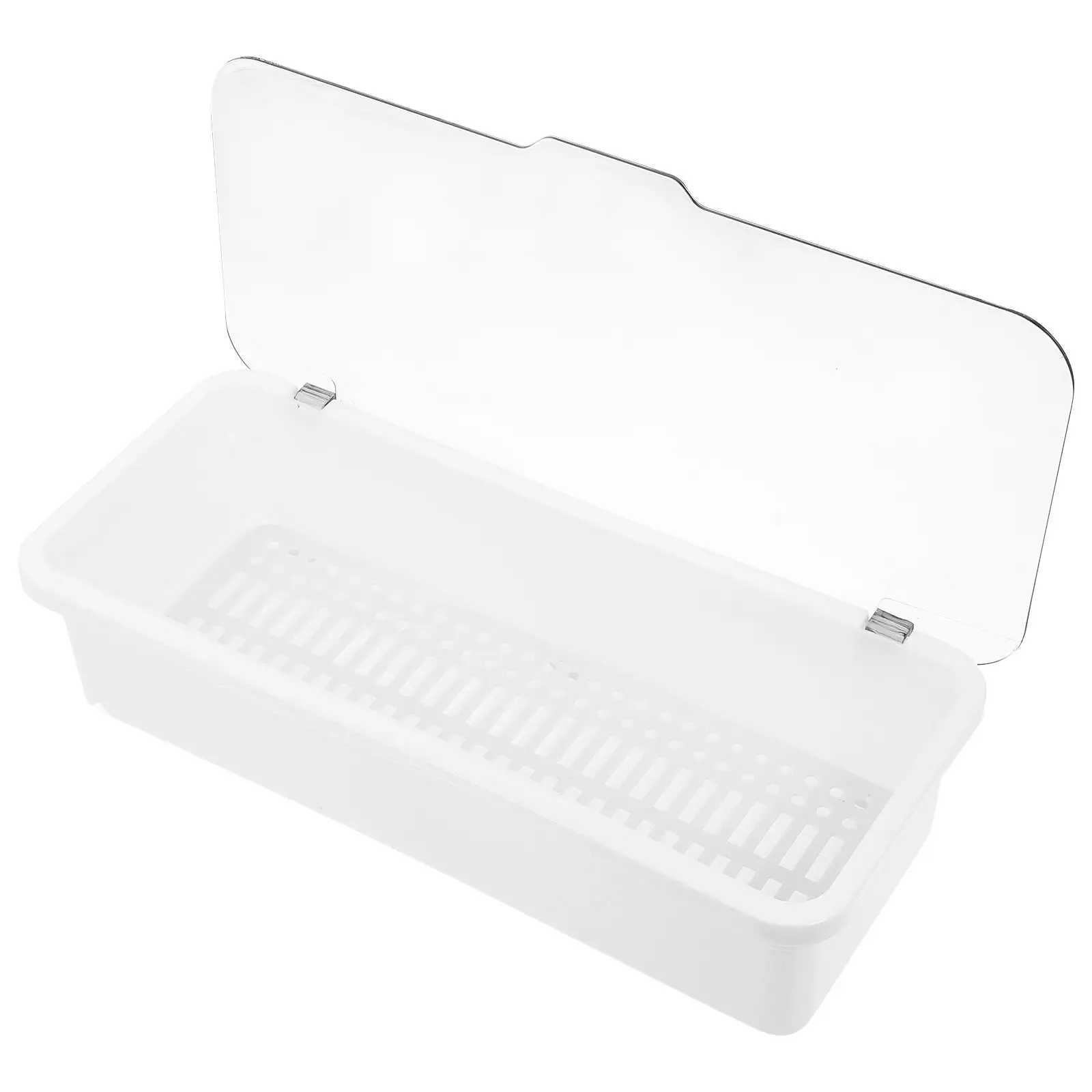 Cutlery Storage Box Kitchen Utensil Holder Dustproof White Tray Drawer Organizer Container Plastic Silverware Covered Tray
Cutlery Storage Box Kitchen Utensil Holder Dustproof White Tray Drawer Organizer Container Plastic Silverware Covered Tray