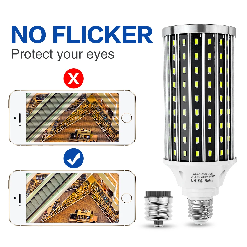 Led Lights Bulb E27 Corn Lamp 220V Ceiling Lampara LED E39 Spot Light 50W Bombillas Led Spotlight High Power Lighting For Garage
Led Lights Bulb E27 Corn Lamp 220V Ceiling Lampara LED E39 Spot Light 50W Bombillas Led Spotlight High Power Lighting For Garage