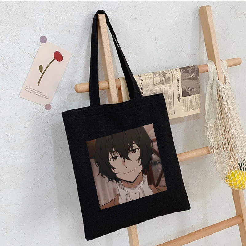 Bungo Stray Dog Anime Canvas Bag Dark Harajuku Goth Style Shopper Large Capacity Women Bag Classic Vintage Shoulder Bag HandBag
Bungo Stray Dog Anime Canvas Bag Dark Harajuku Goth Style Shopper Large Capacity Women Bag Classic Vintage Shoulder Bag HandBag