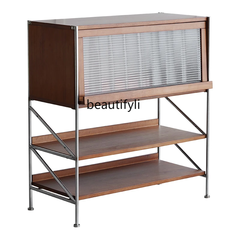 Retro Solid Wood Entrance Cabinet Changhong Glass Side Cabinet Living Room Sideboard Storage Flip-Door Display Cabinet
Retro Solid Wood Entrance Cabinet Changhong Glass Side Cabinet Living Room Sideboard Storage Flip-Door Display Cabinet