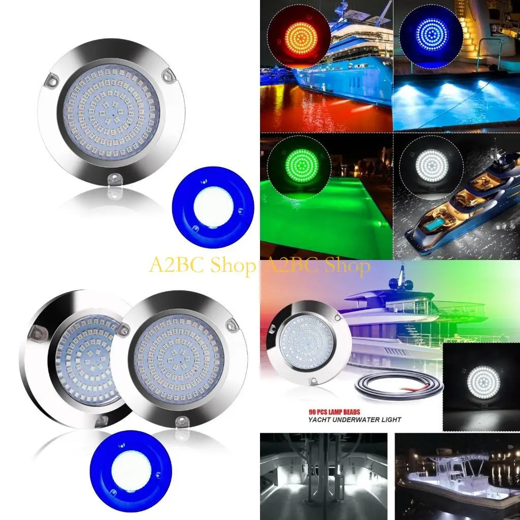 A2BC Boat Navigations Light 45W 90 светодиодных подводных понтонов морской лодки Трансх
A2BC Boat Navigations Light 45W 90 светодиодных подводных понтонов морской лодки Трансх