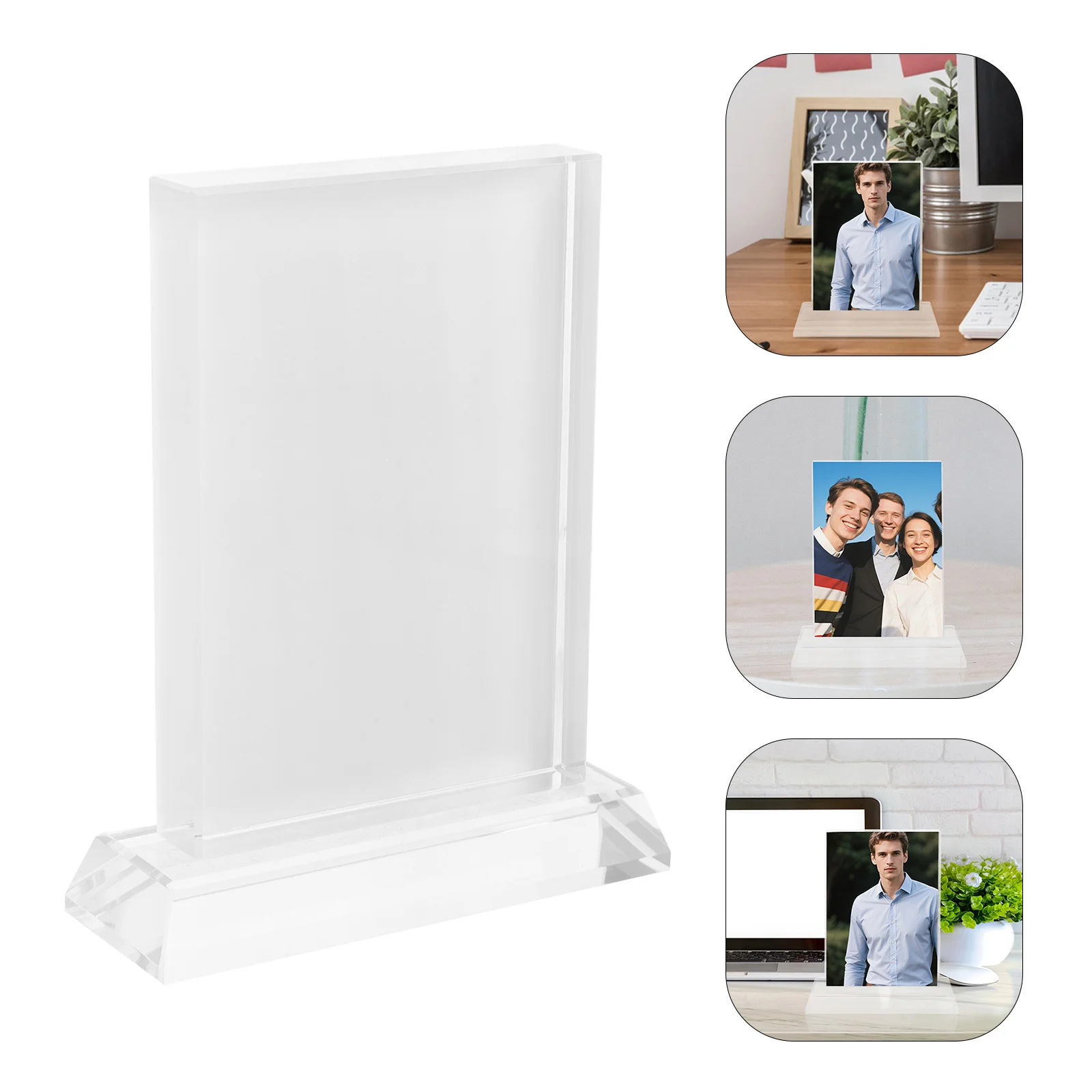 Blank Crystal Photo Frame for Sublimation Single Side Heat Transfer Clear DIY Plaque Picture Frame for Home Office Decor
Blank Crystal Photo Frame for Sublimation Single Side Heat Transfer Clear DIY Plaque Picture Frame for Home Office Decor
