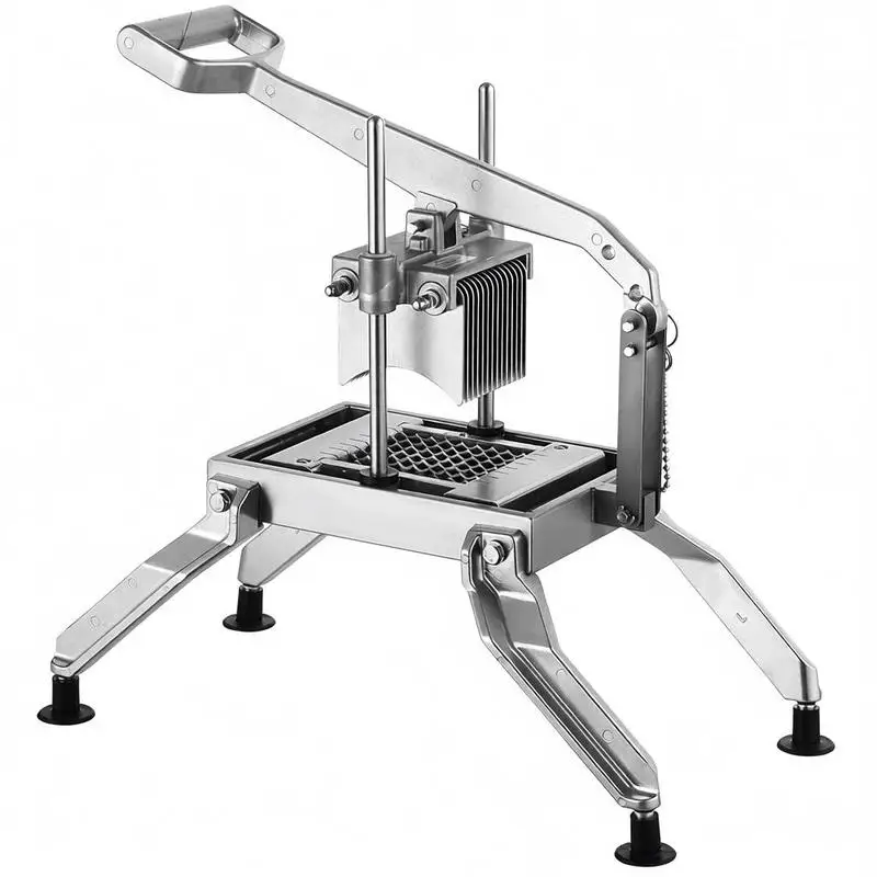 Manual Food Dicer 3/8" 3/16" For Restaurant Kitchen Canteen, Dual Blade Sizes Cast Aluminum Frame Vertical Handle Operation Multi-functional Vegetable Chopper Tomatoes Onions Potatoes Slicing Tool
Manual Food Dicer 3/8" 3/16" For Restaurant Kitchen Canteen, Dual Blade Sizes Cast Aluminum Frame Vertical Handle Operation Multi-functional Vegetable Chopper Tomatoes Onions Potatoes Slicing Tool