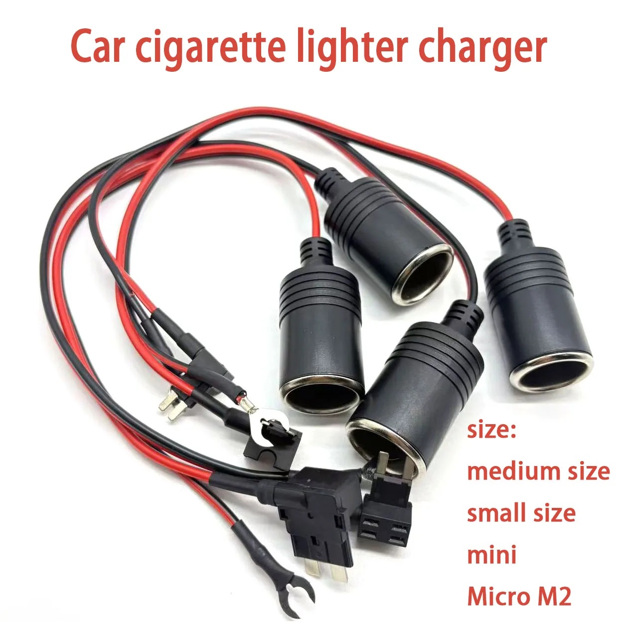 Pure Copper Car Cigarette Lighter Charger Cable Seat Power Connection Outdoors Fuse for Storage Battery Adapter Plug Socket
Pure Copper Car Cigarette Lighter Charger Cable Seat Power Connection Outdoors Fuse for Storage Battery Adapter Plug Socket