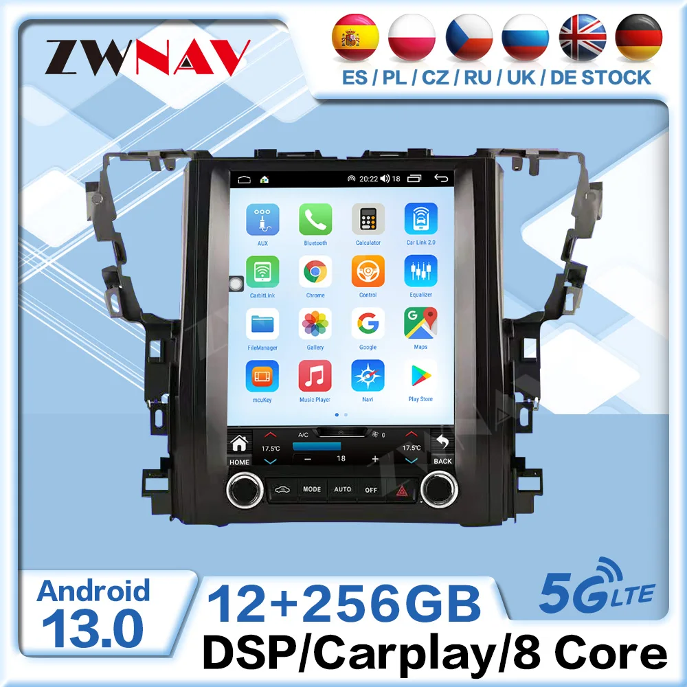Для TOYOTA Alphard A30 2013-2018 2019 2020 автомобильный экран Android 13 Автомобильный мультимедийный плеер GPS навигатор Carplay автомобильное стерео головное устройство
Для TOYOTA Alphard A30 2013-2018 2019 2020 автомобильный экран Android 13 Автомобильный мультимедийный плеер GPS навигатор Carplay автомобильное стерео головное устройство