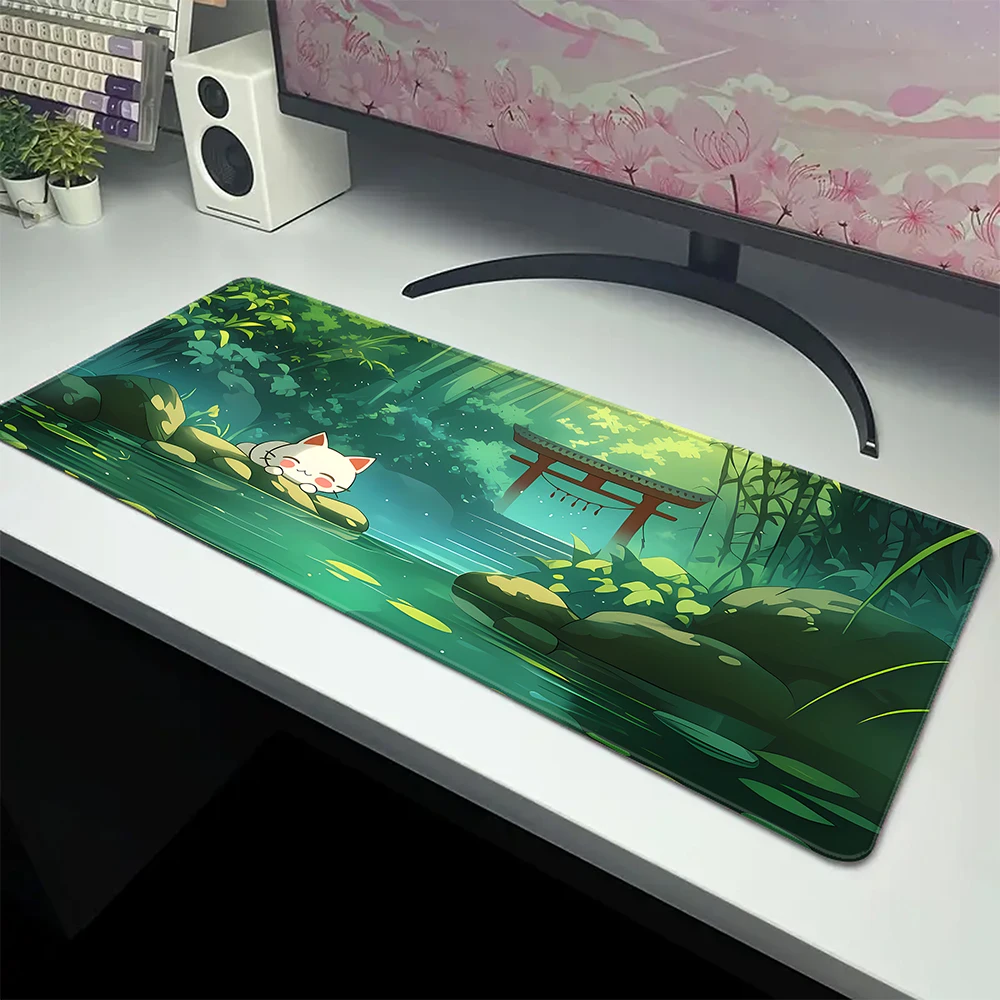 Kawaii Cute Cat Mousepad Large Mouse Mat Computer Green Mouse Pad Table Mat Cute Cat Paw XXL Desk Mat 80x30cm Rubber Mousepads
Kawaii Cute Cat Mousepad Large Mouse Mat Computer Green Mouse Pad Table Mat Cute Cat Paw XXL Desk Mat 80x30cm Rubber Mousepads