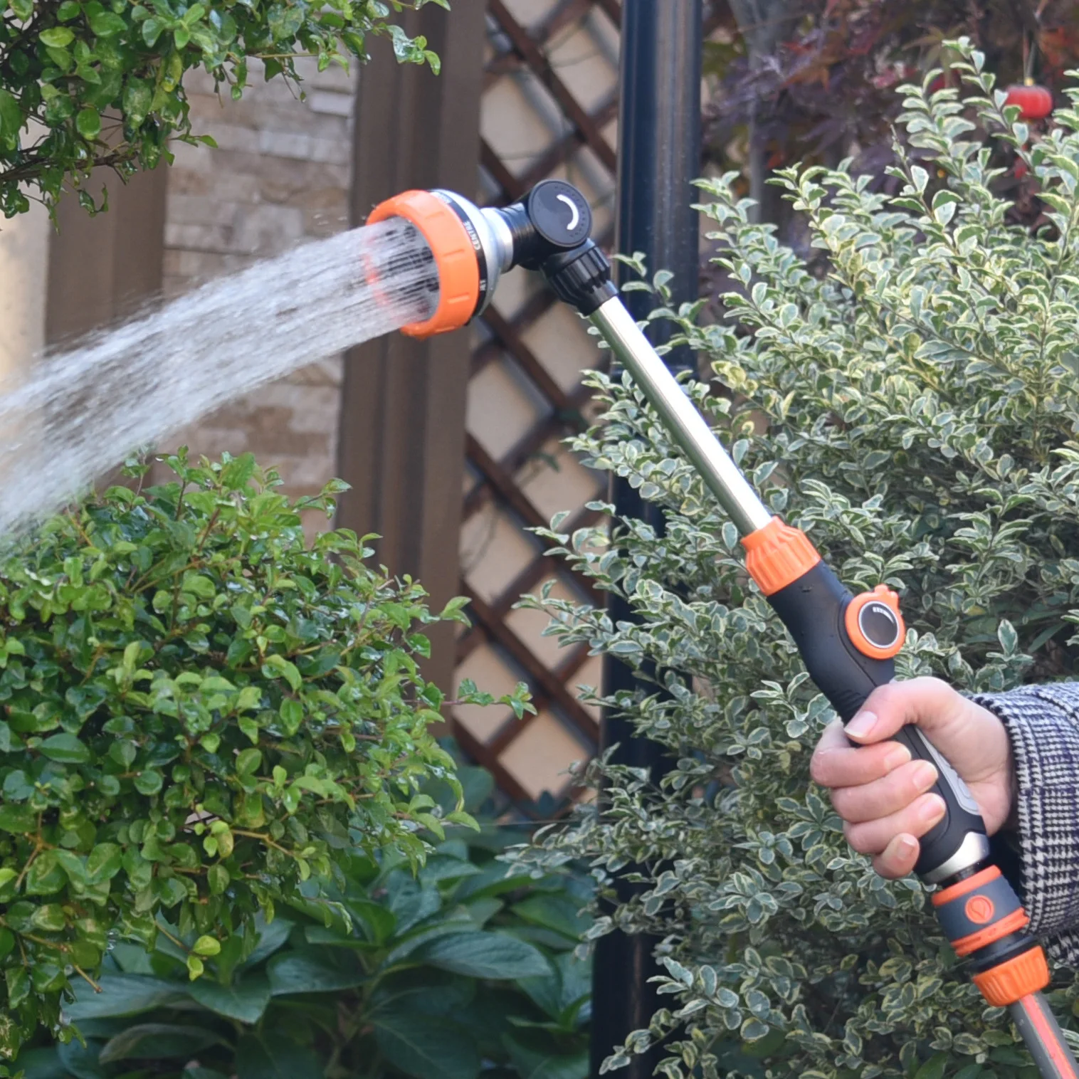 Garden long pole water gun nozzle multi-functional home irrigation spray gun Agricultural garden car wash garden shower
Garden long pole water gun nozzle multi-functional home irrigation spray gun Agricultural garden car wash garden shower