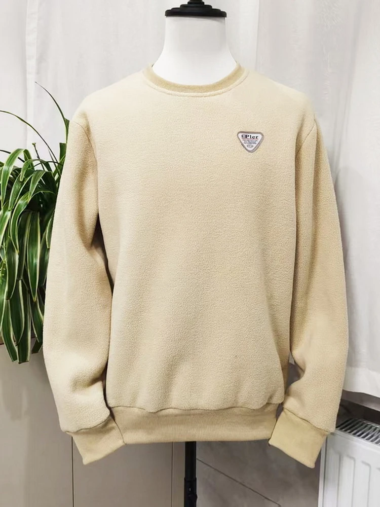 Thiened Fce Sweatirt Men's Casual Loose Fit round Ne Warm Bla ey Base irt Jaet Autumn Winter Outdoor Wear
Thiened Fce Sweatirt Men's Casual Loose Fit round Ne Warm Bla ey Base irt Jaet Autumn Winter Outdoor Wear