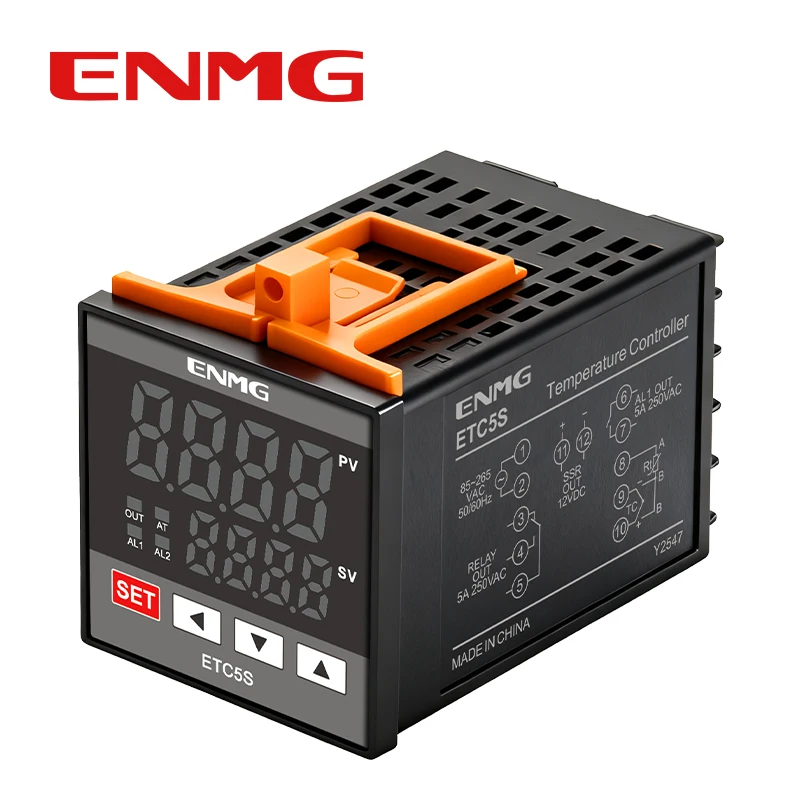 ENMG Intelligent Temperature Controller Instrument PID Digital Display Fully Automatic Relay/Solid-State Output High Precision.
ENMG Intelligent Temperature Controller Instrument PID Digital Display Fully Automatic Relay/Solid-State Output High Precision.