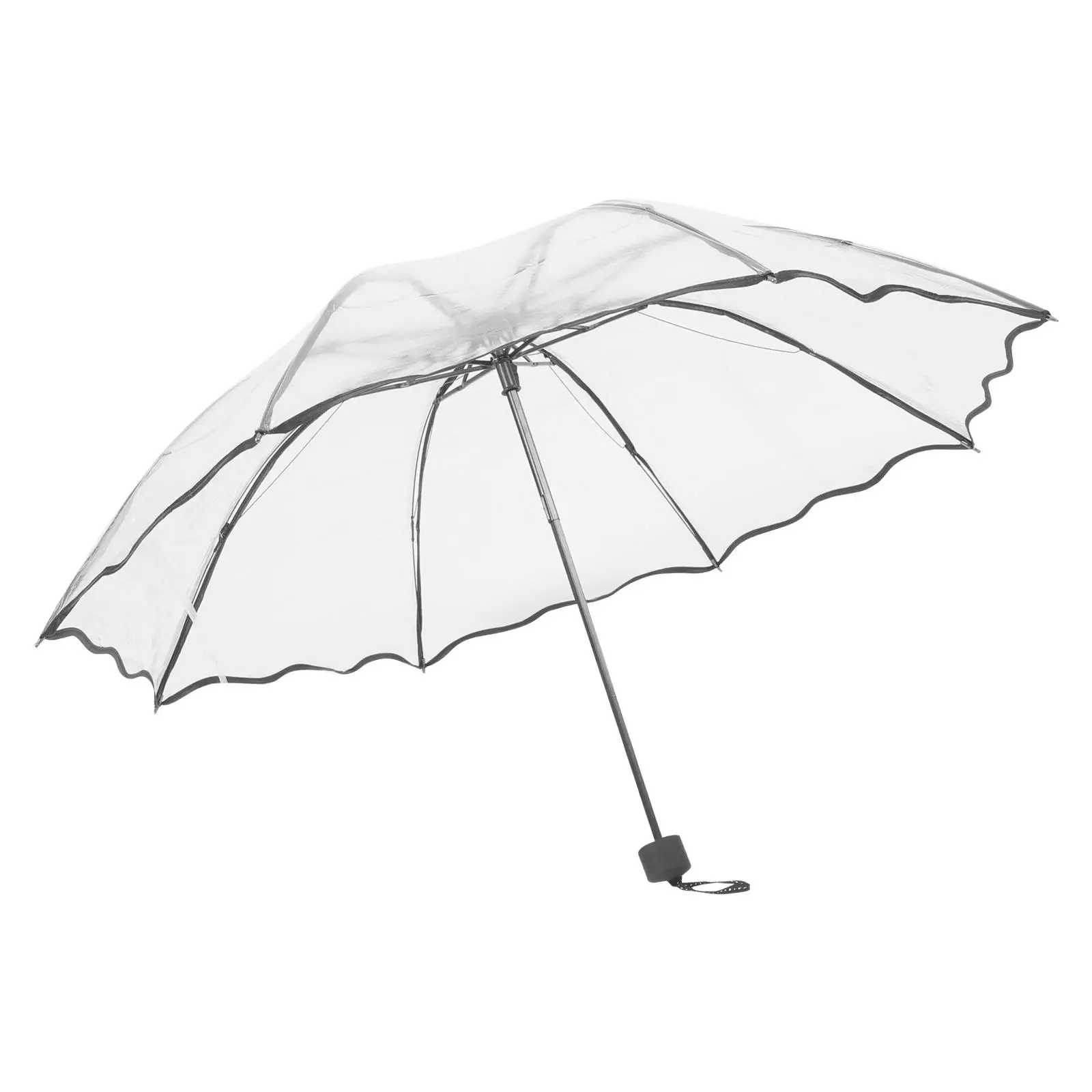 Transparent Fold Portable Lightweight Compact Sun Rain Travel Folding Umbrella Women All Weather Use Outdoor Shopping
Transparent Fold Portable Lightweight Compact Sun Rain Travel Folding Umbrella Women All Weather Use Outdoor Shopping