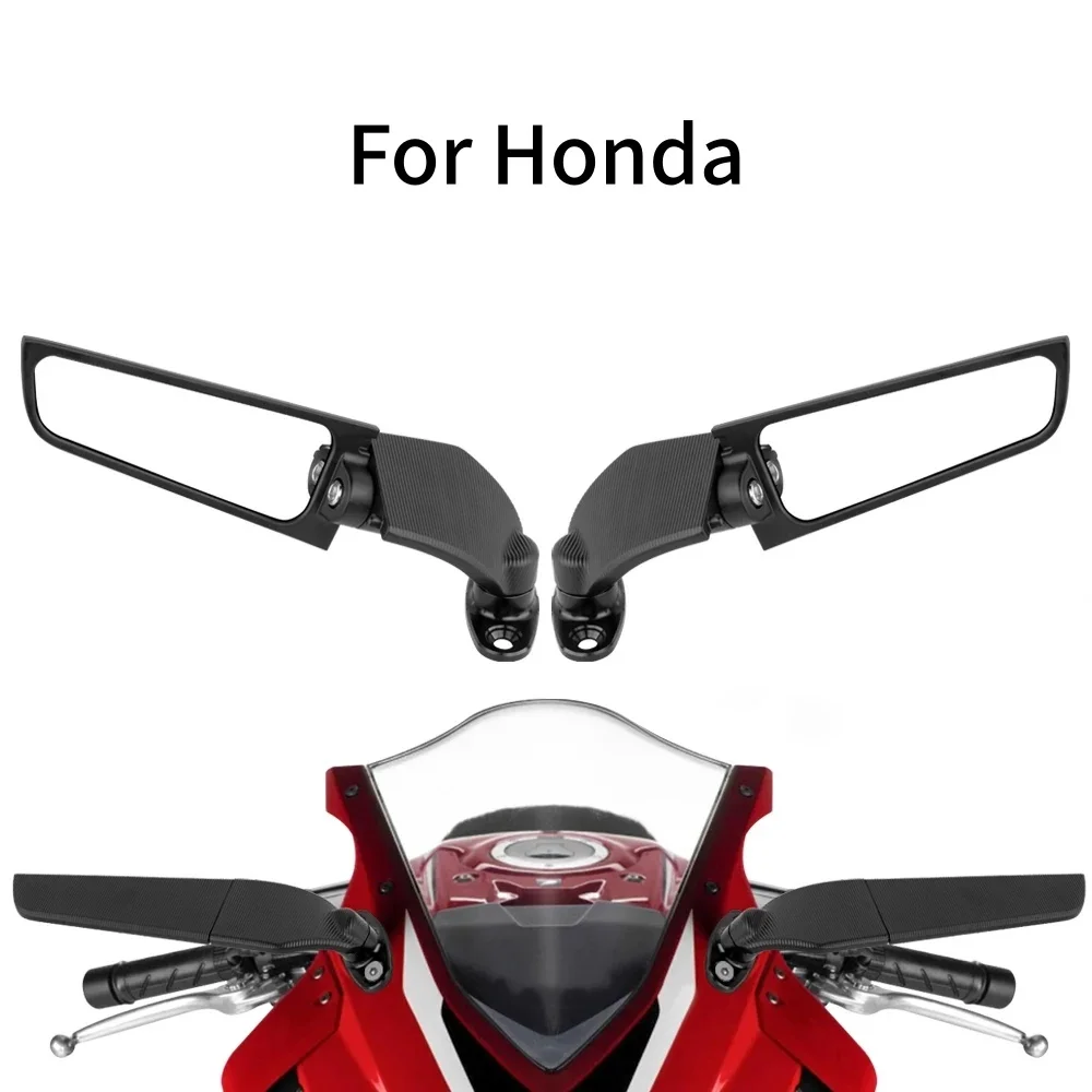 1Pair Motorcycle Mirrors 360° Adjustable Wing Mirrors Folding Mirrors For Honda For CBR1000RR For Kawasaki And For 250-650
1Pair Motorcycle Mirrors 360° Adjustable Wing Mirrors Folding Mirrors For Honda For CBR1000RR For Kawasaki And For 250-650