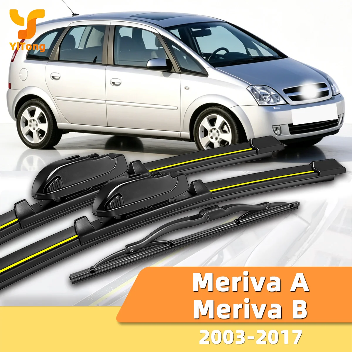 Suitable For Opel Meriva A/Meriva B 2003-2017 Front And Rear Windshield Wipers Durable Accessories For Windshields2005 2007 2012
Suitable For Opel Meriva A/Meriva B 2003-2017 Front And Rear Windshield Wipers Durable Accessories For Windshields2005 2007 2012