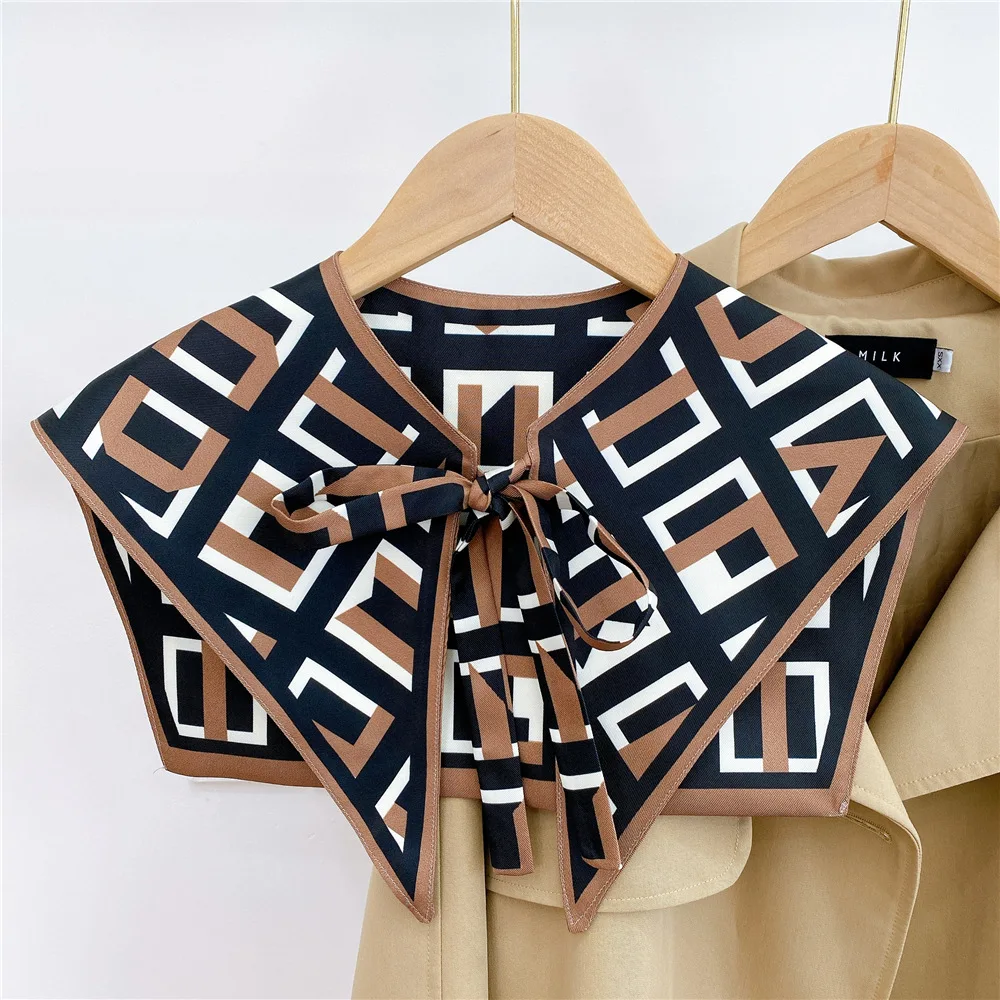 Capes New Style Shoulder Scarf Shawl Women False Collar Air Conditioning Room Shawl Decoration With Knotted Scarf Cloak
Capes New Style Shoulder Scarf Shawl Women False Collar Air Conditioning Room Shawl Decoration With Knotted Scarf Cloak