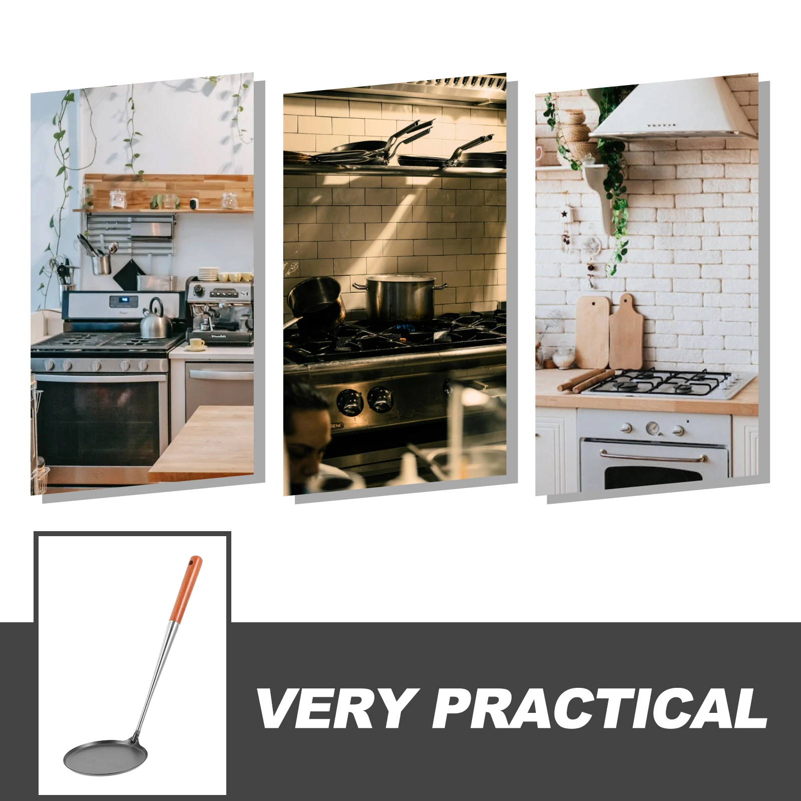 Nonstick Frying Cake Mold Stainless Steel Oil Pancake Spoon Heat Resistant Wooden Handle Kitchen Cooking Tool Utensil
Nonstick Frying Cake Mold Stainless Steel Oil Pancake Spoon Heat Resistant Wooden Handle Kitchen Cooking Tool Utensil