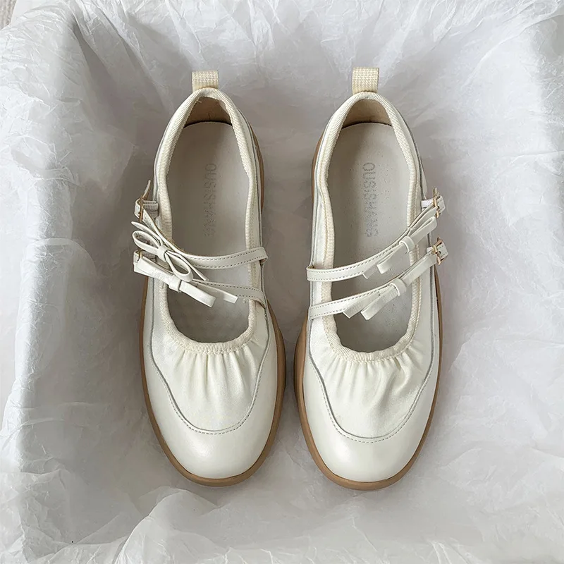 2025 New Fashion Bowknot Belt Buckle Casual Shoes Silver Mary Jane Shoes for Women Sneakers Soft Leather Platform Walking Flats
2025 New Fashion Bowknot Belt Buckle Casual Shoes Silver Mary Jane Shoes for Women Sneakers Soft Leather Platform Walking Flats