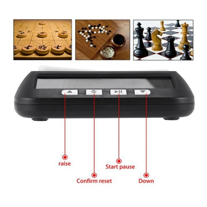New Professional Chess Clock Digital Watch Count Up Down Timer Board Game Stopwatch
New Professional Chess Clock Digital Watch Count Up Down Timer Board Game Stopwatch