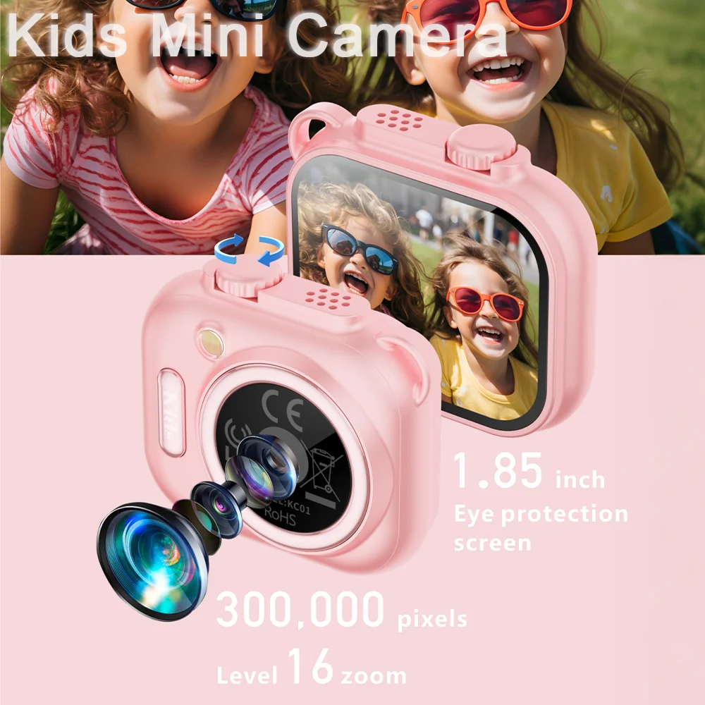 2026New Style Kids Mini Camera Photo Taking, Video Recording, Games, Learning, Multi-functional, SOS Emergency Function GPS gift
2026New Style Kids Mini Camera Photo Taking, Video Recording, Games, Learning, Multi-functional, SOS Emergency Function GPS gift