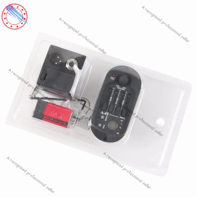 A-4T Acoustic Guitar Pickup, Four-stage Pickup, Piezoelectric Blister-packed Original Sound Pickup with Tuning
A-4T Acoustic Guitar Pickup, Four-stage Pickup, Piezoelectric Blister-packed Original Sound Pickup with Tuning