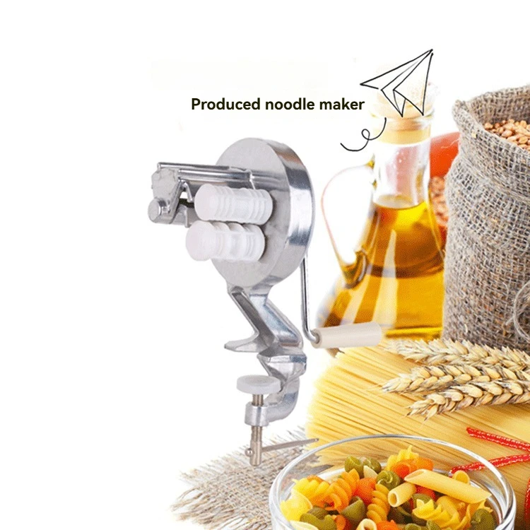 Manual Pasta Macaroni Noodle Making Machine Old Fashioned Hand Crank Noodle Press Purely Handmade Pastry Dough Rolling Maker
Manual Pasta Macaroni Noodle Making Machine Old Fashioned Hand Crank Noodle Press Purely Handmade Pastry Dough Rolling Maker