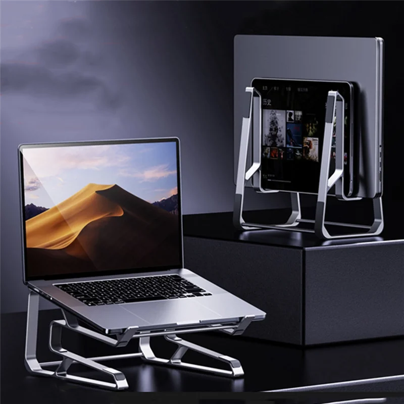 Laptop Stand Storage Aluminum Alloy Tablet Stand Desktop Universal Heat Dissipation Computer Stand Durable Silver
Laptop Stand Storage Aluminum Alloy Tablet Stand Desktop Universal Heat Dissipation Computer Stand Durable Silver