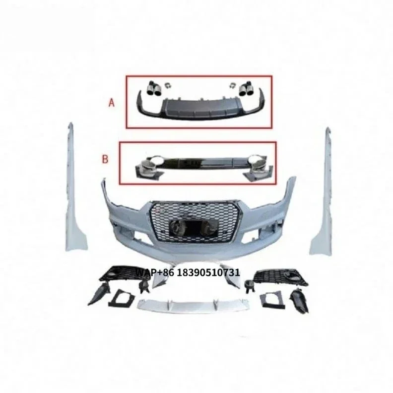 Original Quality A7 S7 Modified RS7 Style Rear Diffuser Grille Side Skirts Front Bumpers Body Kit for 2016-20218
Original Quality A7 S7 Modified RS7 Style Rear Diffuser Grille Side Skirts Front Bumpers Body Kit for 2016-20218