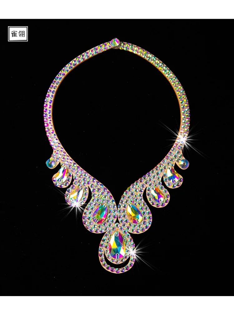 Customized Latin Belly Dance Necklace Handmade Hot Diamond Stage Competition Performance Accessories
Customized Latin Belly Dance Necklace Handmade Hot Diamond Stage Competition Performance Accessories