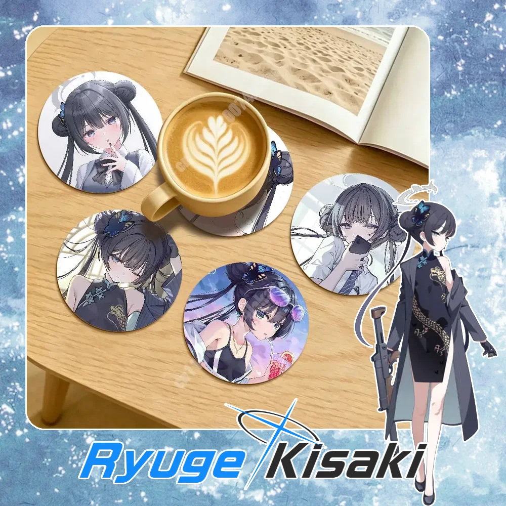 Ryuuge Kisaki Round Coaster Blue Archive Sustainable Lifestyle Decor for Drink Cup Minimalist Table Setup
Ryuuge Kisaki Round Coaster Blue Archive Sustainable Lifestyle Decor for Drink Cup Minimalist Table Setup