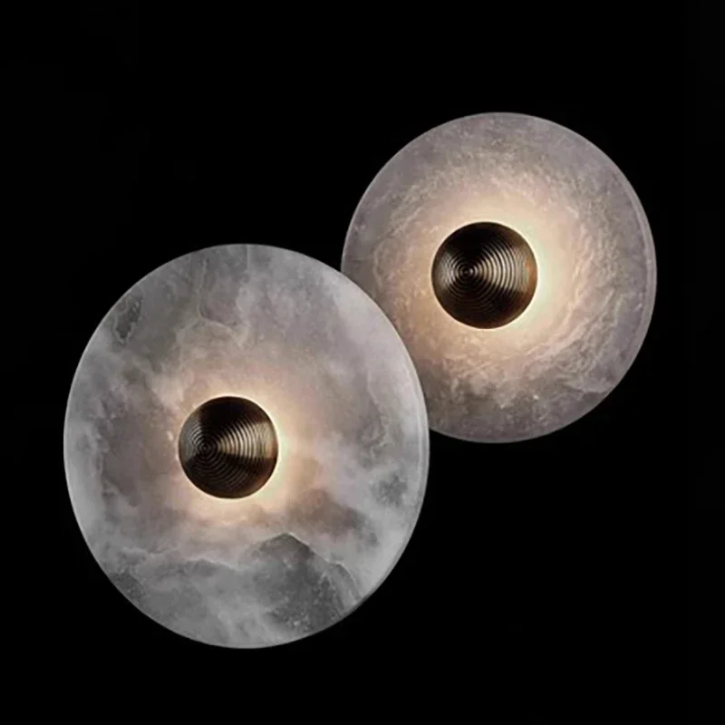 Nordic Round Marble Lamps Home Decoration Living Room Wall Lights Corridor Lighting Fixtures Bedroom LED Bracket Light
Nordic Round Marble Lamps Home Decoration Living Room Wall Lights Corridor Lighting Fixtures Bedroom LED Bracket Light