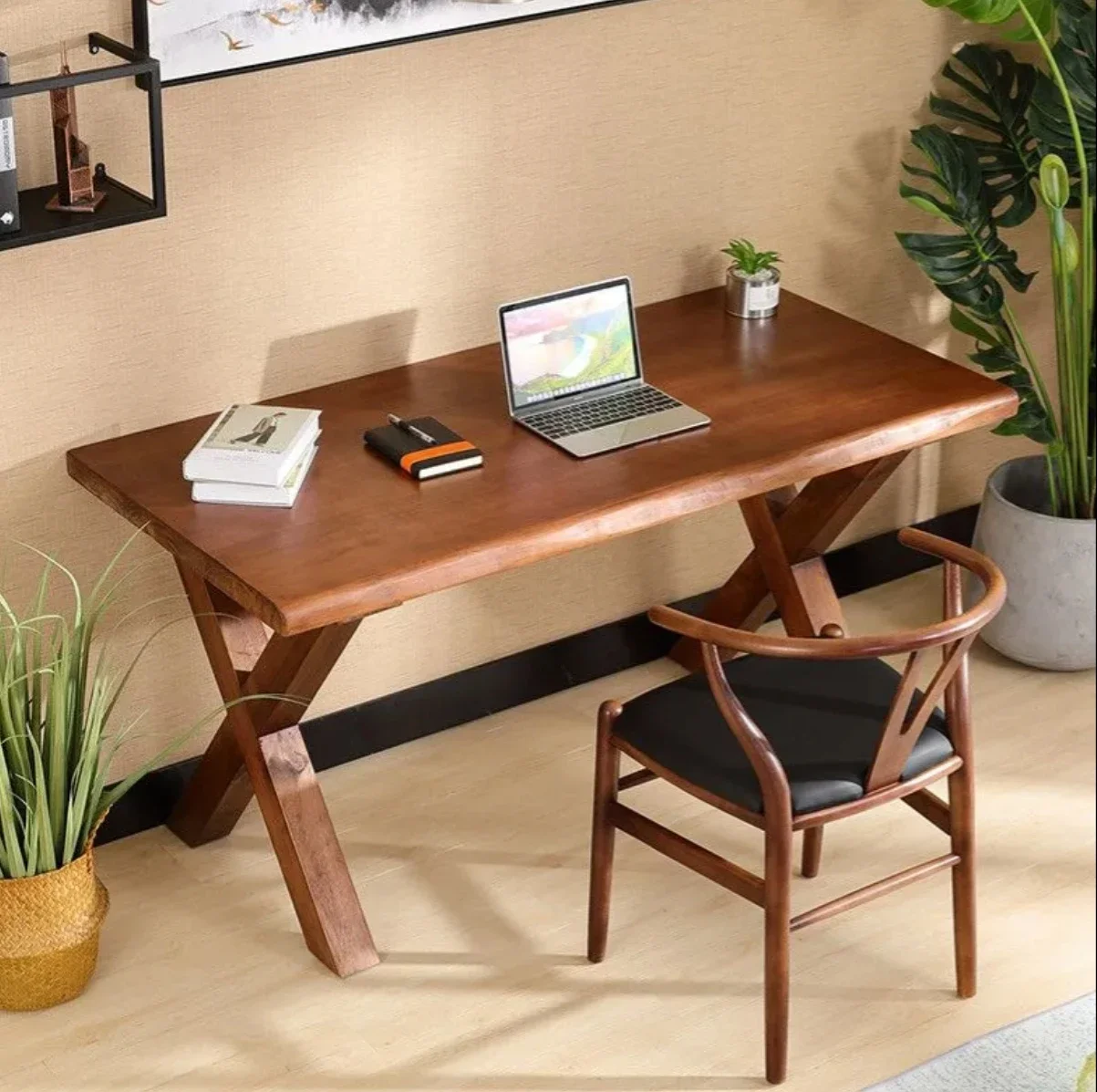 #For All solid wood desk long table simple computer table pure wood student study table
#For All solid wood desk long table simple computer table pure wood student study table
