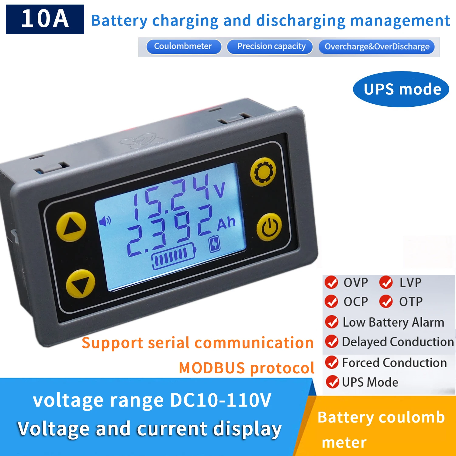 Lithium battery charging protector fully charged automatic power-off high low voltage power display coulomb meter UPS circuit
Lithium battery charging protector fully charged automatic power-off high low voltage power display coulomb meter UPS circuit