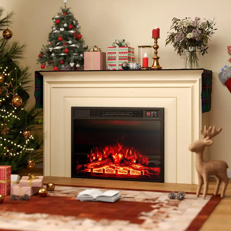 23 Inch Electric Fireplace Insert Fireplace Heater with Adjustable Flame Color
23 Inch Electric Fireplace Insert Fireplace Heater with Adjustable Flame Color