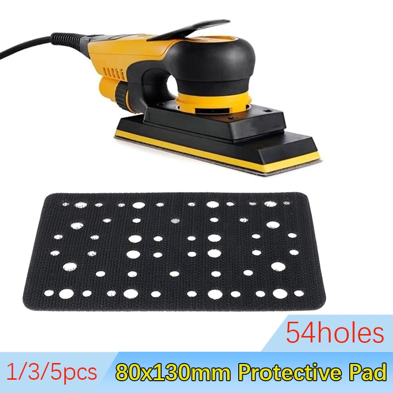 80x130mm Rectangular Sander Protective Pad Hook & Loop Pad for Orbital Sander Multi-Hole Dust-Free for Woodworking & Auto Body
80x130mm Rectangular Sander Protective Pad Hook & Loop Pad for Orbital Sander Multi-Hole Dust-Free for Woodworking & Auto Body