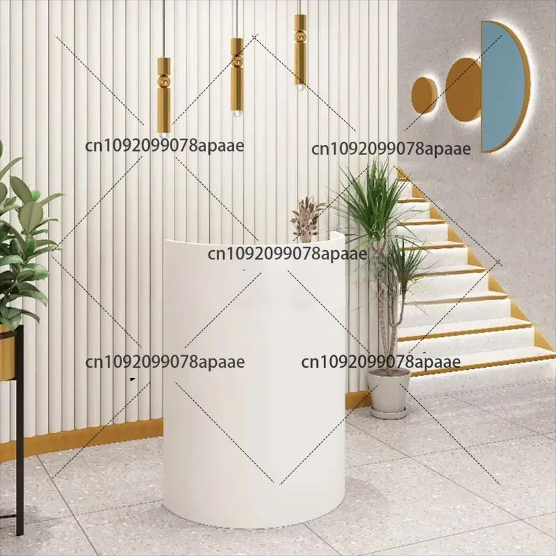 Small Modern Reception Desk Office Restaurant Study White Checkout Counter Beauty Institute Empfangstheke Furniture
Small Modern Reception Desk Office Restaurant Study White Checkout Counter Beauty Institute Empfangstheke Furniture