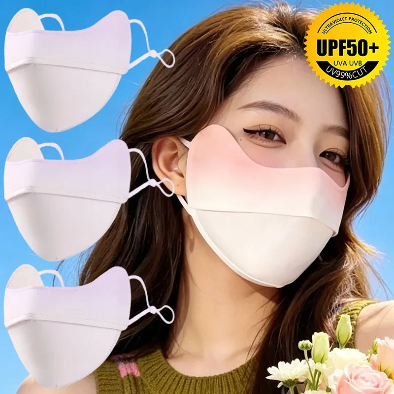 2Pcs Cooling Ice Silk Face Mask Gradient Sun Protection Breathable UV Shield for Women Men Outdoor Sports Cycling Hiking Driving
2Pcs Cooling Ice Silk Face Mask Gradient Sun Protection Breathable UV Shield for Women Men Outdoor Sports Cycling Hiking Driving