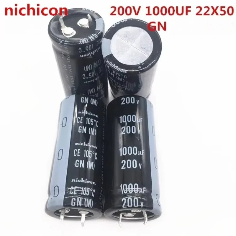 2 шт./10 шт. 1000 мкФ 200 В Nichicon серии GN 22x50 мм 200 В 1000 мкФ защелкивающийся электролитический конденсатор блока питания
2 шт./10 шт. 1000 мкФ 200 В Nichicon серии GN 22x50 мм 200 В 1000 мкФ защелкивающийся электролитический конденсатор блока питания