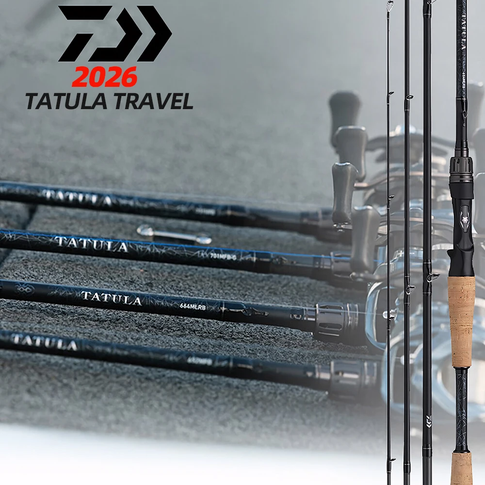 2026 DAIWA TATULA TRAVEL Fishing Rod 4S Spinning/Casting Lure Bass Fast Action Carbon Fiber for Saltwater Freshwater
2026 DAIWA TATULA TRAVEL Fishing Rod 4S Spinning/Casting Lure Bass Fast Action Carbon Fiber for Saltwater Freshwater