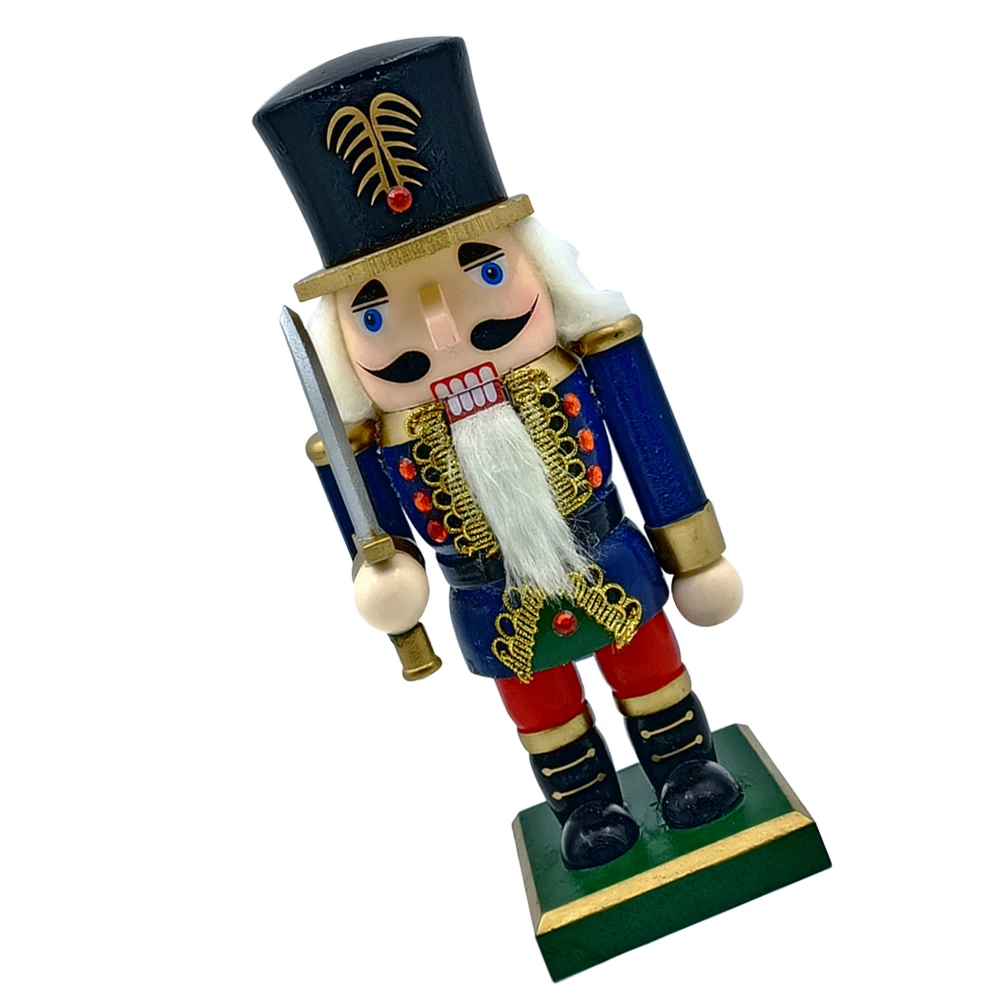 Nutcracker Ornament Figure Soldier Home Decor Table Decorations Wooden Figurine Father
Nutcracker Ornament Figure Soldier Home Decor Table Decorations Wooden Figurine Father