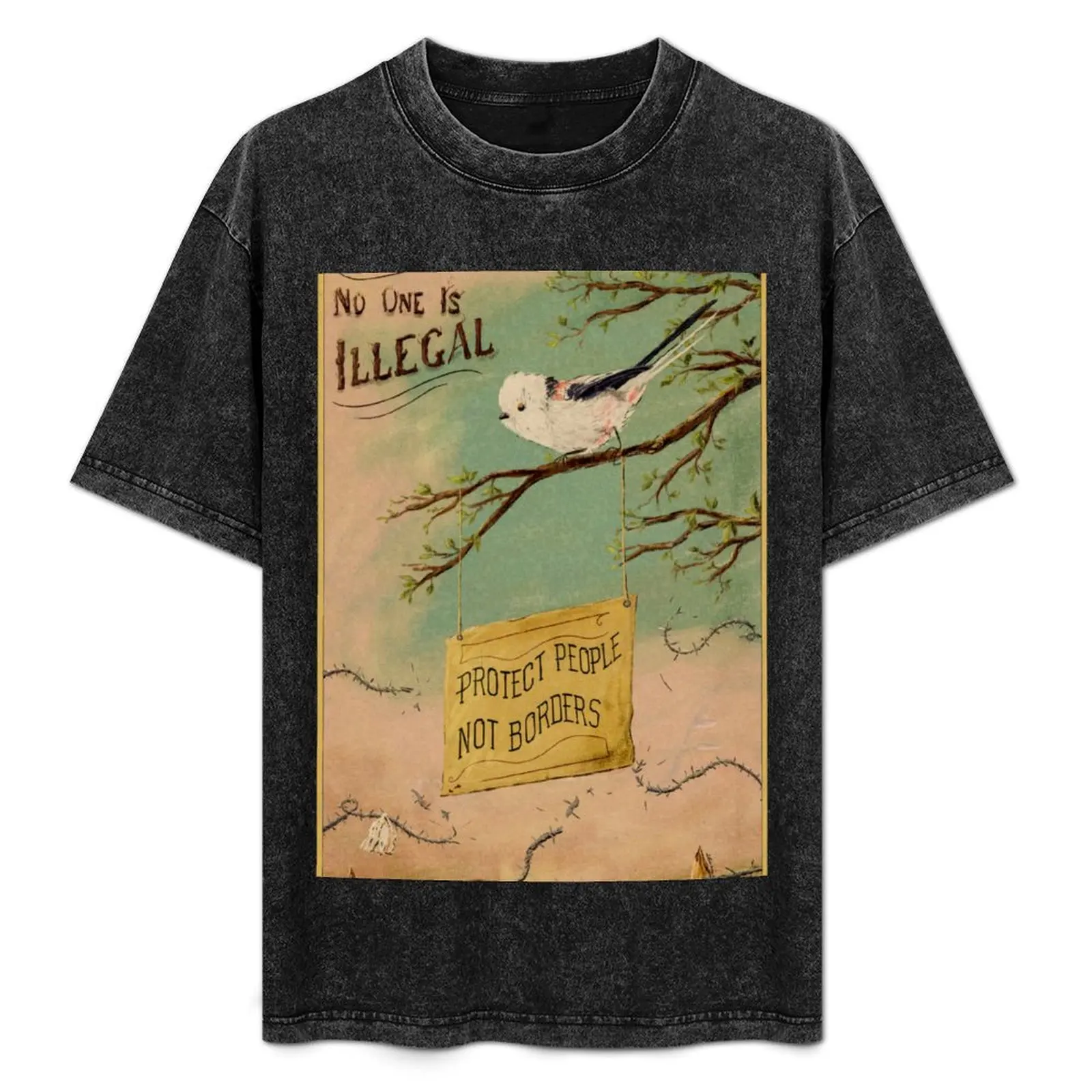 Protect people not borders - Pro-migrand bird T-Shirt Casual Everyday Wear T-Shirt
Protect people not borders - Pro-migrand bird T-Shirt Casual Everyday Wear T-Shirt