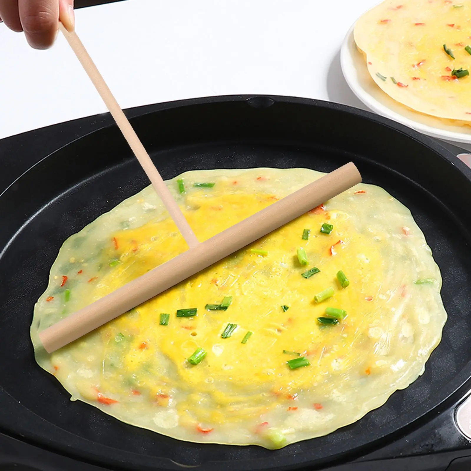 2pcs Wooden Crepe Spreader Spatula Rake Set Chinese jianbing guozi making tool Tortilla Pancake Rake Spreading Tool Kitchen tool
2pcs Wooden Crepe Spreader Spatula Rake Set Chinese jianbing guozi making tool Tortilla Pancake Rake Spreading Tool Kitchen tool