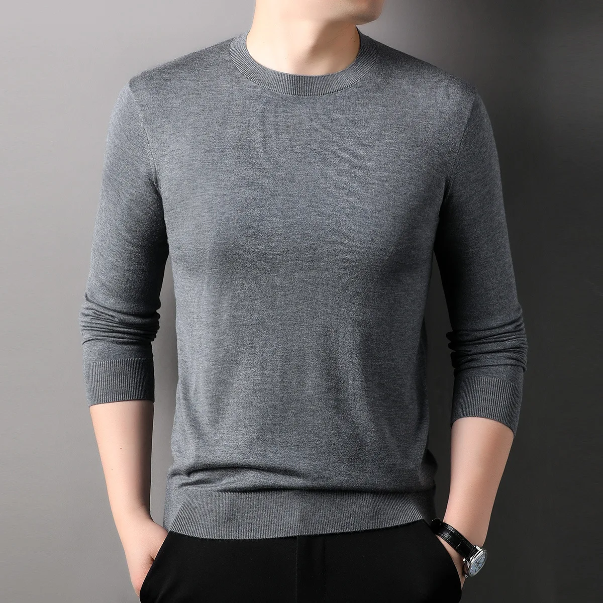 Men's Knitted Sweater T-irt Thin round Ne Casual Basic Base irt Breathable Long Sve Youth Faion Spring Autumn
Men's Knitted Sweater T-irt Thin round Ne Casual Basic Base irt Breathable Long Sve Youth Faion Spring Autumn