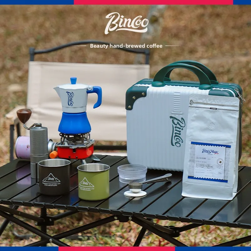 High-value Outdoor Travel Hand-brewed Coffee Set, Mocha Pot Set, Storage Bag, Portable Case.
High-value Outdoor Travel Hand-brewed Coffee Set, Mocha Pot Set, Storage Bag, Portable Case.