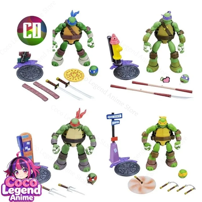 CDTOYS Revoltech Ninja Turtles Action Figure 13cm Gear Joint Movable Doll with Accessories Scene Platform Collectible
CDTOYS Revoltech Ninja Turtles Action Figure 13cm Gear Joint Movable Doll with Accessories Scene Platform Collectible