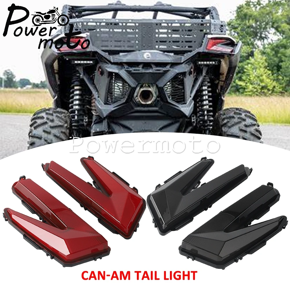 12V UTV Smoke LED Taillight Rear Tail Lights For Can-Am Maverick X3 XDS XRS Max Turbo R Rear Brake Tail Running Lamps 2017-2025
12V UTV Smoke LED Taillight Rear Tail Lights For Can-Am Maverick X3 XDS XRS Max Turbo R Rear Brake Tail Running Lamps 2017-2025