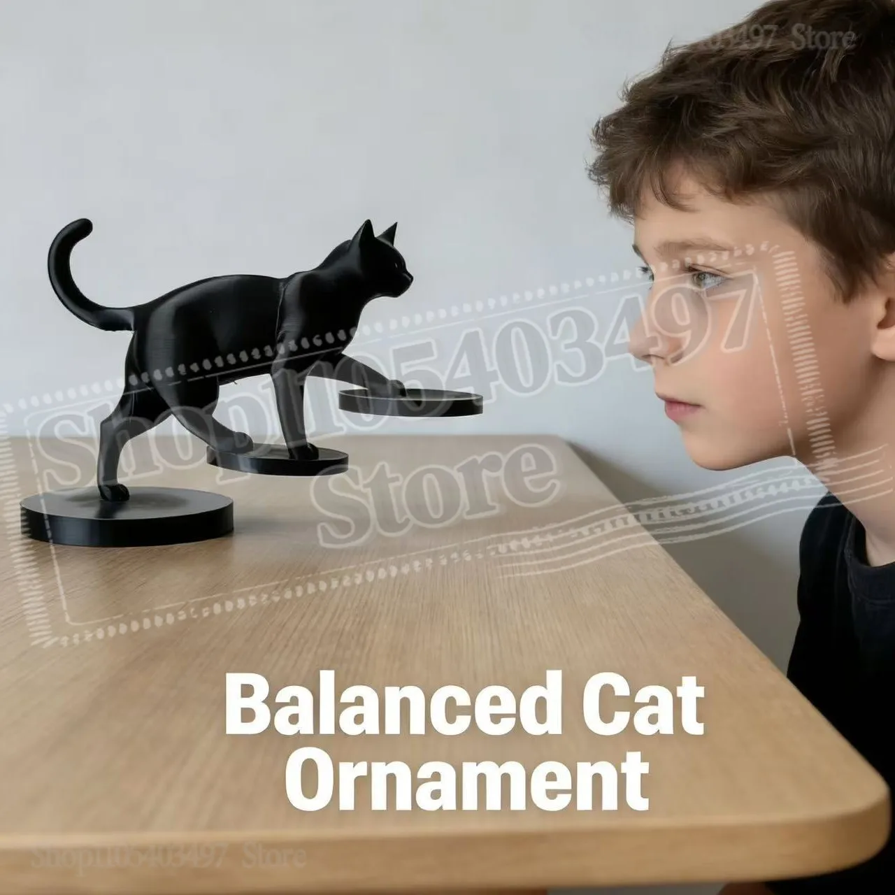 Whimsical Balanced Cat Walking on Stairs Sculpture 3D Print Desk Decor
Whimsical Balanced Cat Walking on Stairs Sculpture 3D Print Desk Decor