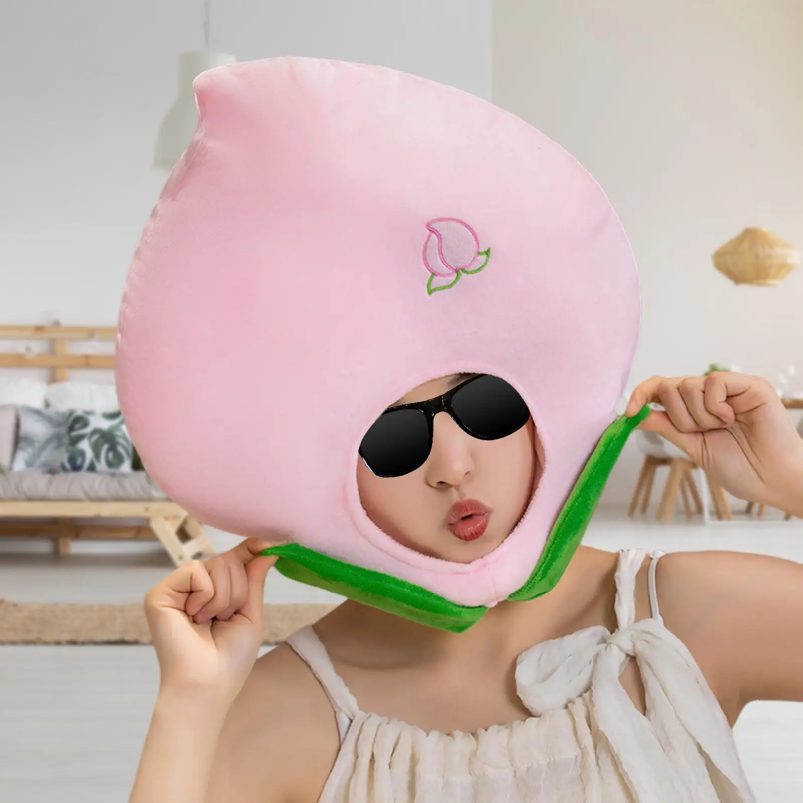 Plush Hat Stuffed Cap for Adults Funny Headgear Fruit Hat Headwear for Holiday Carnival Role Play Masquerade Ball Decoration
Plush Hat Stuffed Cap for Adults Funny Headgear Fruit Hat Headwear for Holiday Carnival Role Play Masquerade Ball Decoration